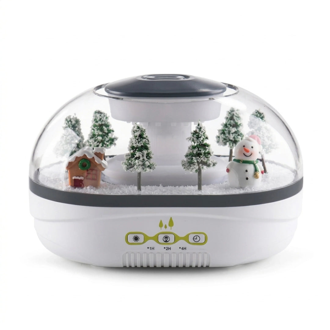 Raindrop Aroma Diffuser Humidifier with Mini Landscape Light