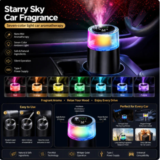 Starry Sky Car Fragrance Diffuser