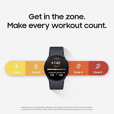 SAMSUNG Galaxy Watch 6 44mm Bluetooth Smartwatch Biggest Screen, US Version, Graphite