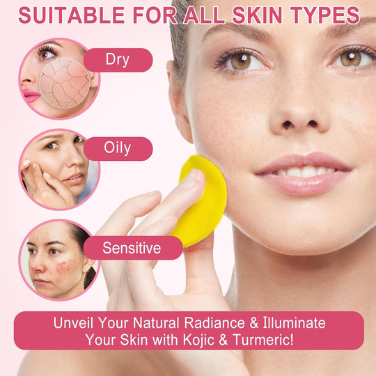 Turmeric & Kojic Acid Cleansing Pads – (40 PCS)