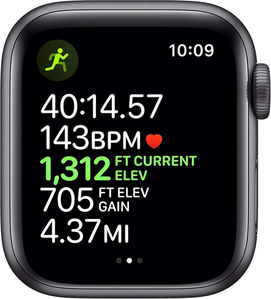 Apple Watch Series 5 (GPS, 40MM) - Space Gray Aluminum Case with Black Sport Band