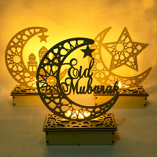 Eid Mubarak LED String Ornament Lights