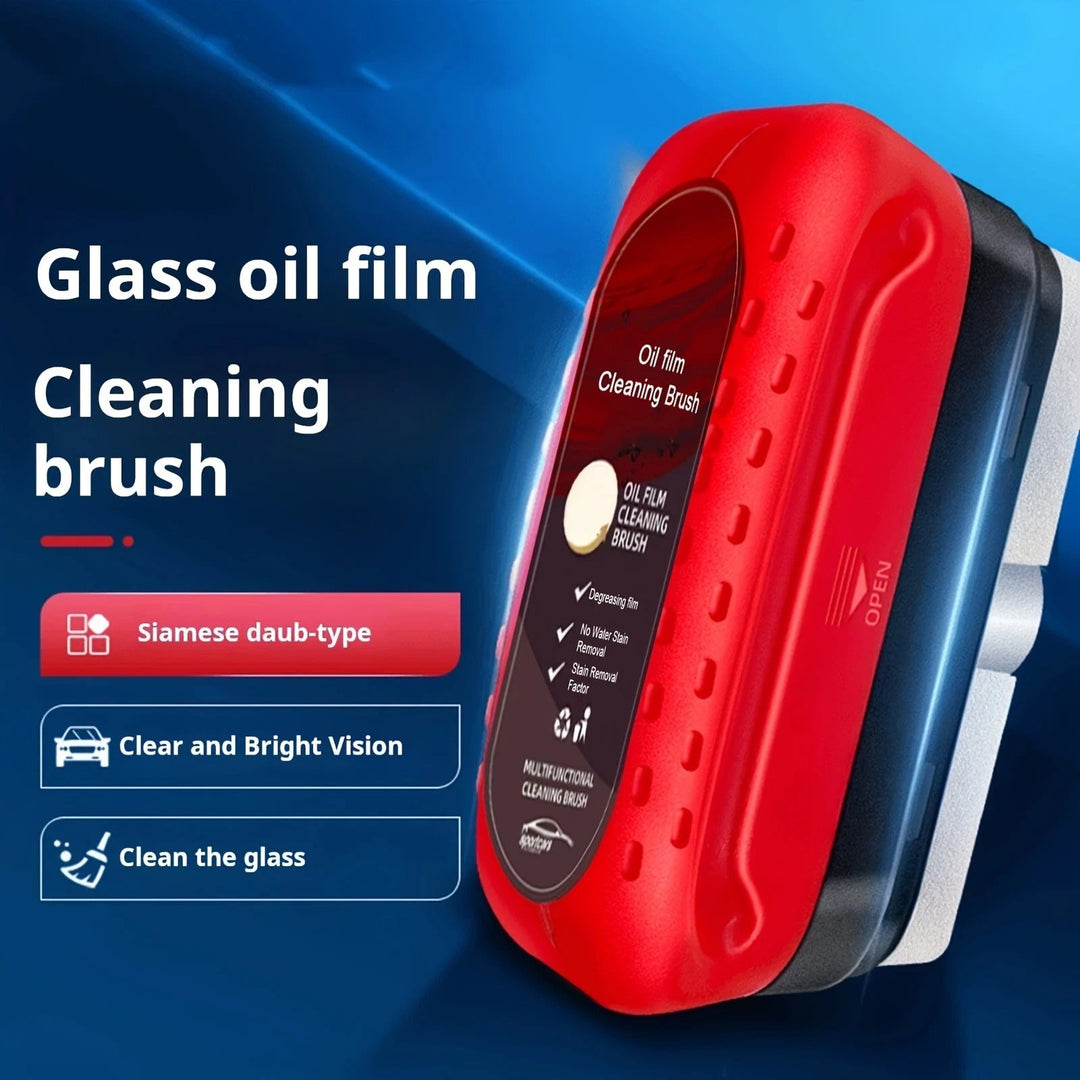 Car Glass Oil Film Cleaner with Reusable Foam Sprayer