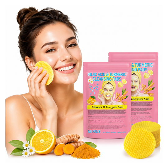 Turmeric & Kojic Acid Cleansing Pads – (40 PCS)