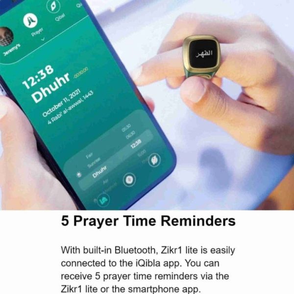 Digital Tasbih Zikr Ring
