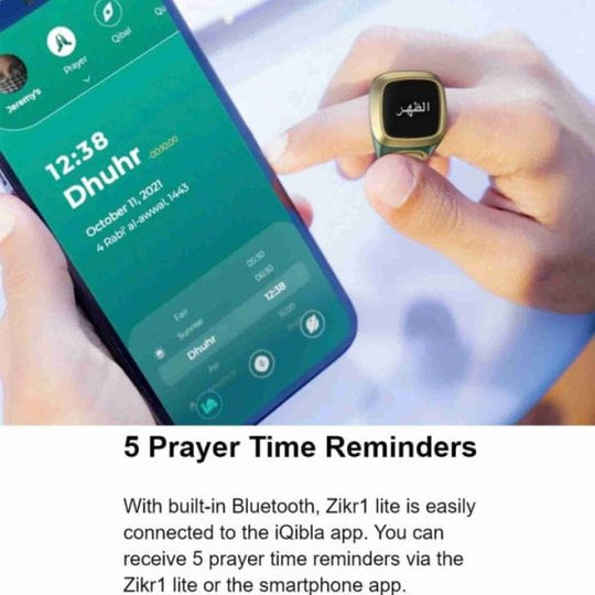 Digital Tasbih Zikr Ring
