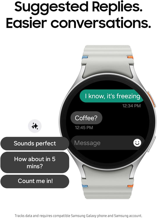 Galaxy Watch 7 (40mm, Bluetooth) – AI Smartwatch with Energy Score & Wellness Tips